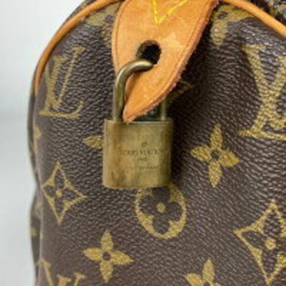Louis Vuitton Speedy Boston Bag Handbag Monogram Brown - Picture 3 of 6